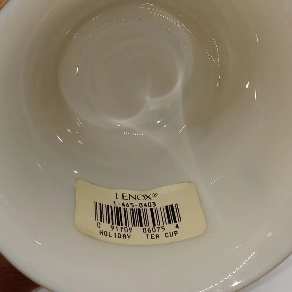 Lenox Dimensions Collection Holiday Tea Cups - Picture 5 of 7